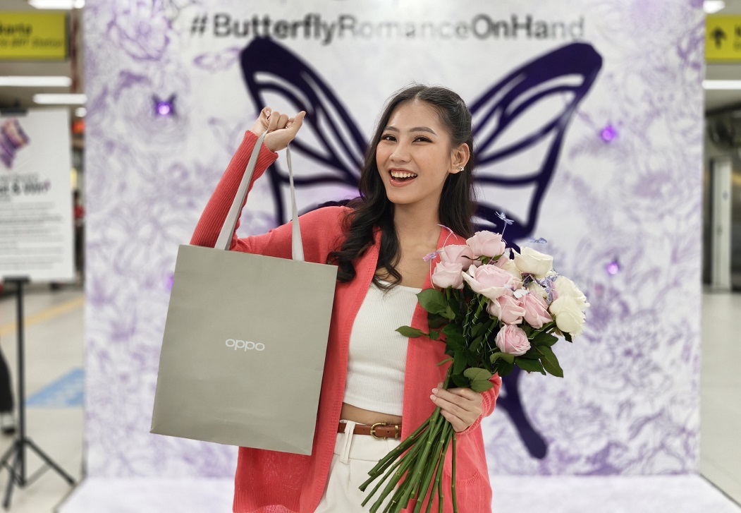Bagikan Kebahagiaan Valentine, OPPO Beri Cashback Rp214.000, Booth Interaktif hingga Kelas Merangkai Bunga